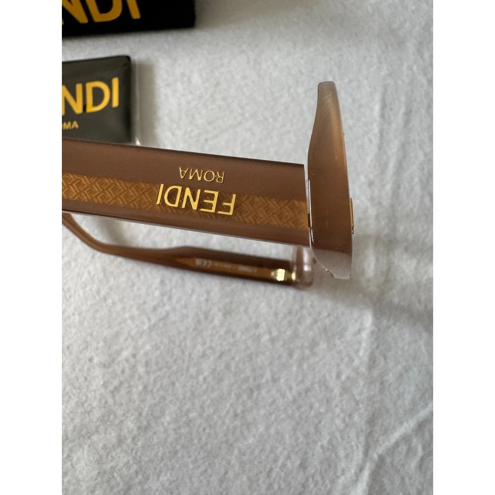 NEW FENDI Frames FE501181 045‎ 52 CLEAR PINK EYEGLASSES 52-19-145mm Case Cateye